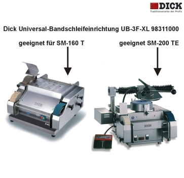 Dick Universal-Bandschleifeinrichtung UB-3F-XL für SM-160 T u. SM 200 TE 98311000 *4573