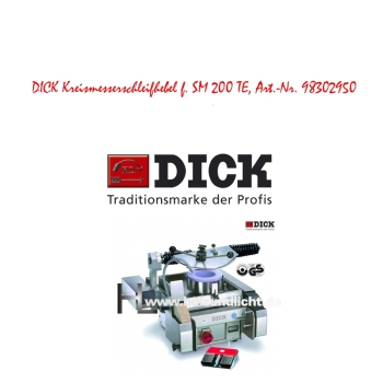 DICK Kreismesserschleifhebel für SM 200 TE, Art.-Nr. 98302950 *4623