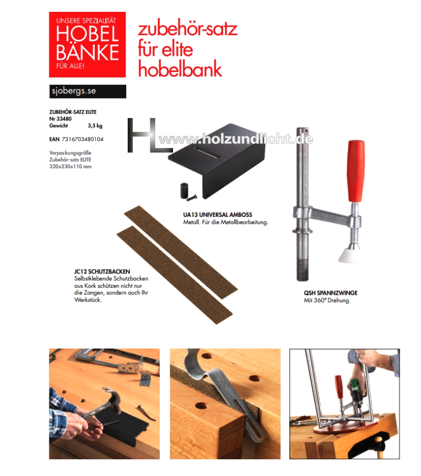 Onlineshop für Hobelbank 1500 ELITE - Holz- Werkzeug, Maschinen, und 33246 Sjöbergs Lichtwaren